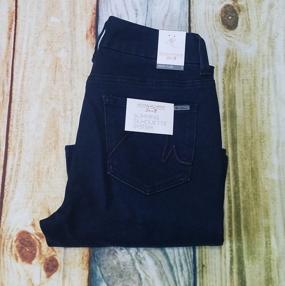 Melissa McCarthy Seven7 High Rise Micro Flare - Picture 4 of 4